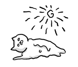 Ugly Cat! sticker #7705989