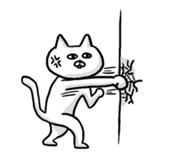 Ugly Cat! sticker #7705991