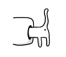 Ugly Cat! sticker #7705993