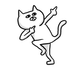 Ugly Cat! sticker #7705998