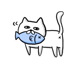 Ugly Cat! sticker #7706002