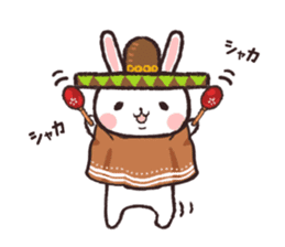 "powapowa" rabbit sticker #7706055