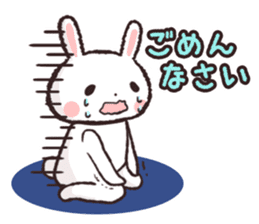 "powapowa" rabbit sticker #7706064
