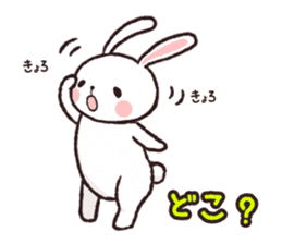 "powapowa" rabbit sticker #7706082