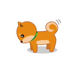 Shiba dog "MUSASHI" 4 sticker #7706284