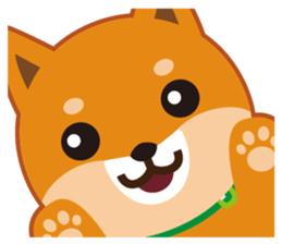 Shiba dog "MUSASHI" 4 sticker #7706287