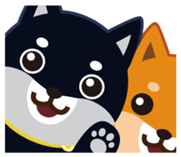 Shiba dog "MUSASHI" 4 sticker #7706288