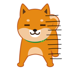 Shiba dog "MUSASHI" 4 sticker #7706294