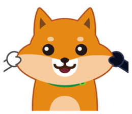 Shiba dog "MUSASHI" 4 sticker #7706296