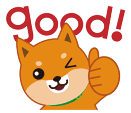 Shiba dog "MUSASHI" 4 sticker #7706299