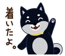 Shiba dog "MUSASHI" 4 sticker #7706308