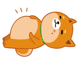 Shiba dog "MUSASHI" 4 sticker #7706312