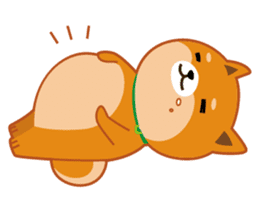 Shiba dog "MUSASHI" 4 sticker #7706312