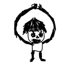 Darkness ghost sticker #7706448