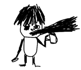 Darkness ghost sticker #7706482