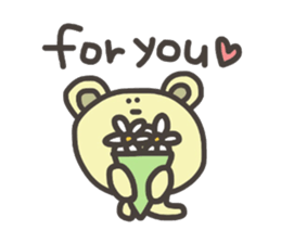 Daily life of lovely bear Tone 3 sticker #7706734