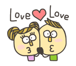 Kopitto Girl and Boy 3 sticker #7706804