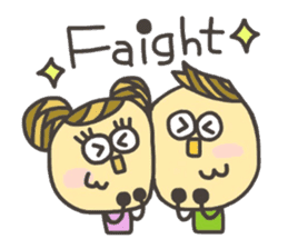 Kopitto Girl and Boy 3 sticker #7706838