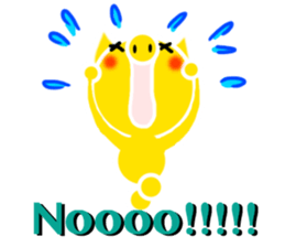 Gold pig of the happiness sticker #7706953