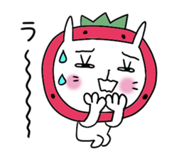 strawberry rabbit 2 sticker #7707051