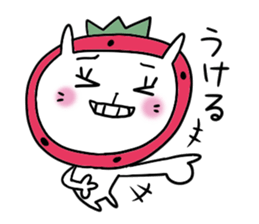 strawberry rabbit 2 sticker #7707052