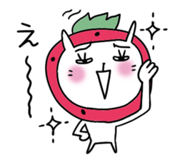 strawberry rabbit 2 sticker #7707054
