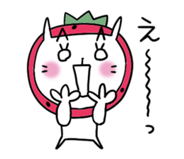 strawberry rabbit 2 sticker #7707056