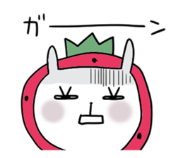 strawberry rabbit 2 sticker #7707058