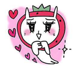 strawberry rabbit 2 sticker #7707063