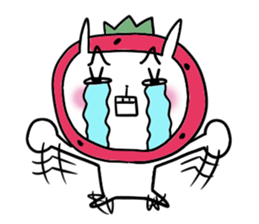 strawberry rabbit 2 sticker #7707065