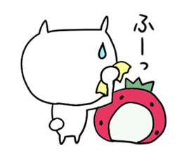 strawberry rabbit 2 sticker #7707074