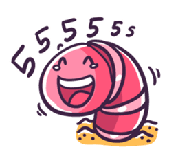 My friends is earthworm sticker #7707333
