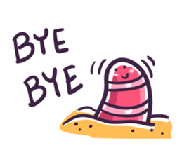 My friends is earthworm sticker #7707363