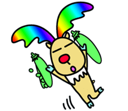 The reindeer speaking Finnish 2 sticker #7708059