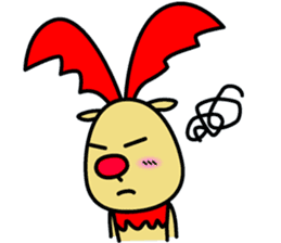 The reindeer speaking Finnish 2 sticker #7708067