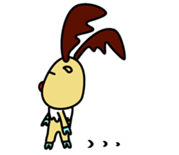 The reindeer speaking Finnish 2 sticker #7708074