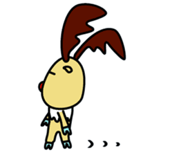 The reindeer speaking Finnish 2 sticker #7708074