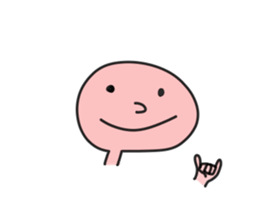 simple round face sticker sticker #7708404