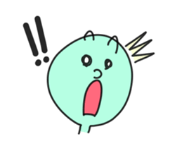 simple round face sticker sticker #7708407