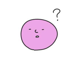 simple round face sticker sticker #7708411