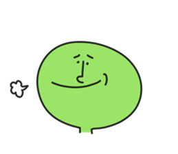 simple round face sticker sticker #7708413