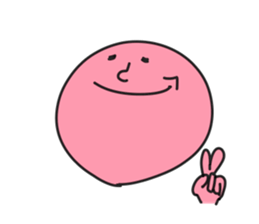 simple round face sticker sticker #7708440