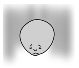 simple round face sticker sticker #7708441