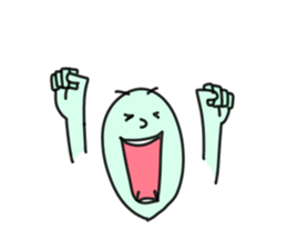 simple round face sticker sticker #7708442