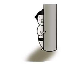 Loose sumo wrestlers sticker #7708448
