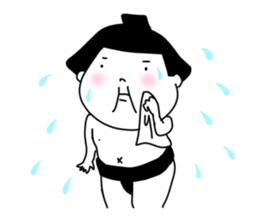 Loose sumo wrestlers sticker #7708452