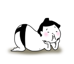 Loose sumo wrestlers sticker #7708456