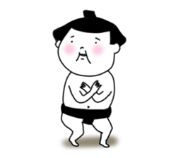 Loose sumo wrestlers sticker #7708457