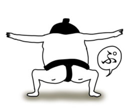 Loose sumo wrestlers sticker #7708459