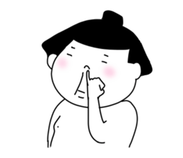 Loose sumo wrestlers sticker #7708467